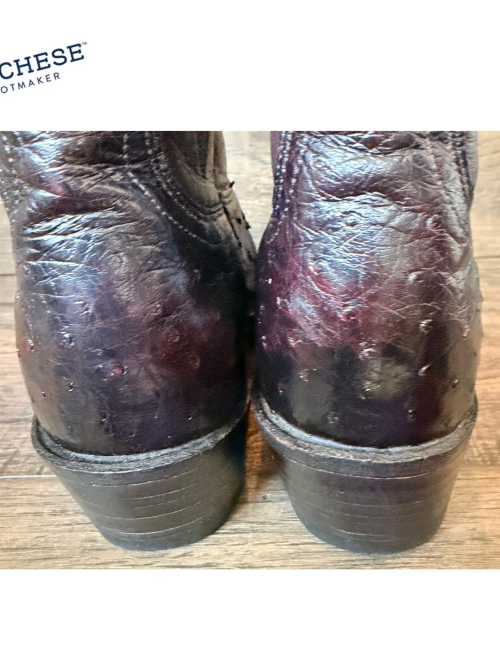 Lucchese 2000 Brown Leather Western Cowboy Boots - Women - Picture 7 of 11